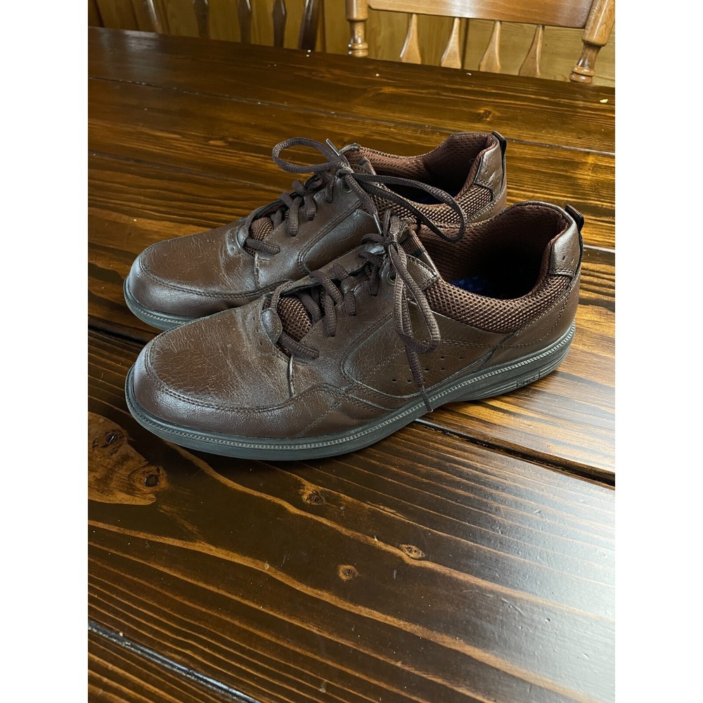 Nunn Bush Kore Walk Shoes, Men's Size 10W, Brown Lade, Moc Toe Casual, 84811-201